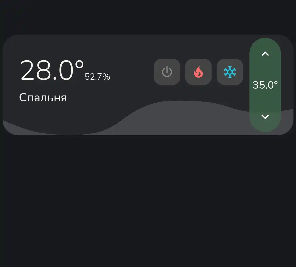 Карточка климата / термостата