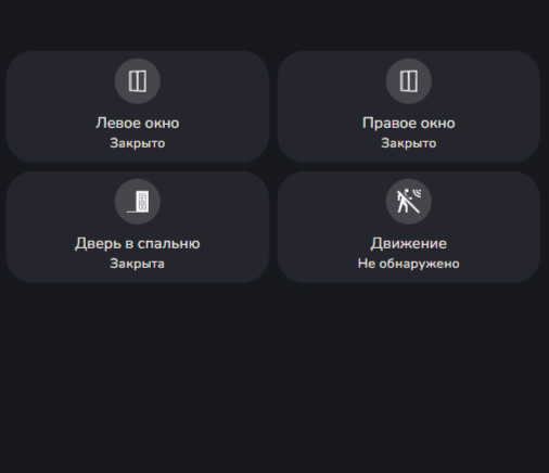 Карточки кнопок